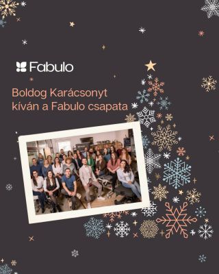 🎄 Boldog Karácsonyt kíván a Fabulo csapata ! ✨ 🎁 Az ünnepek remek lehetőséget adnak a pihenésre, az elcsendesedésre és az...